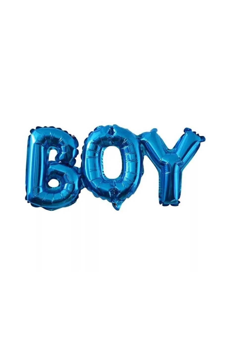 Boy Mavi Yazı Folyo Balon