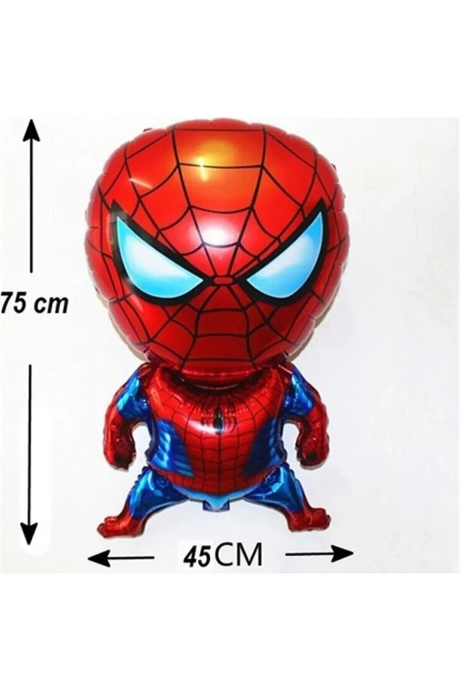 Spiderman Kırmızı Şekilli Uçan Folyo Balon gorsel 3