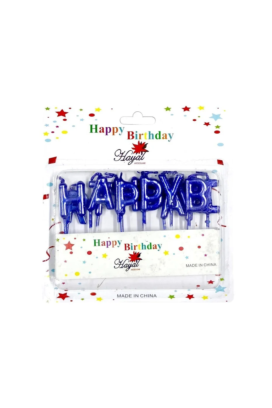 HAPPY BİRTHDAY MAVİ MUM gorsel 2