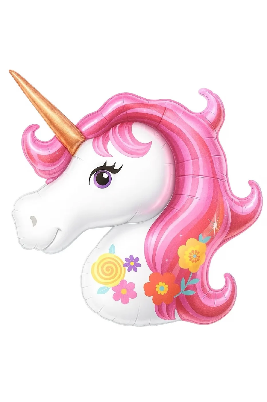 Tekerlekli Unicorn Doğum Günü Konsept Seti – Çekilebilir Folyo Balonlu Makaron Balon Zinciri gorsel 3