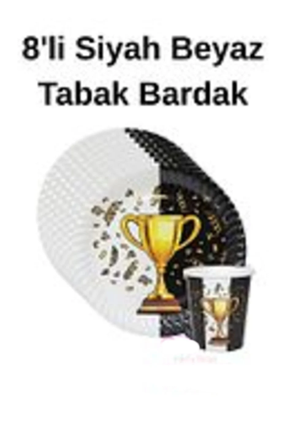 8'li Karakterli Karton Tabak & Bardak Seti – Doğum Günü Parti Seti Kullan At Ürün gorsel 3