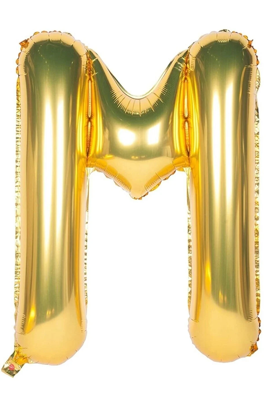 Folyo Balon M Harfi Helyum Balon 36 Cm Gold Renk - M Harf Balon - Harf Folyo Balon - M Harfli Balon