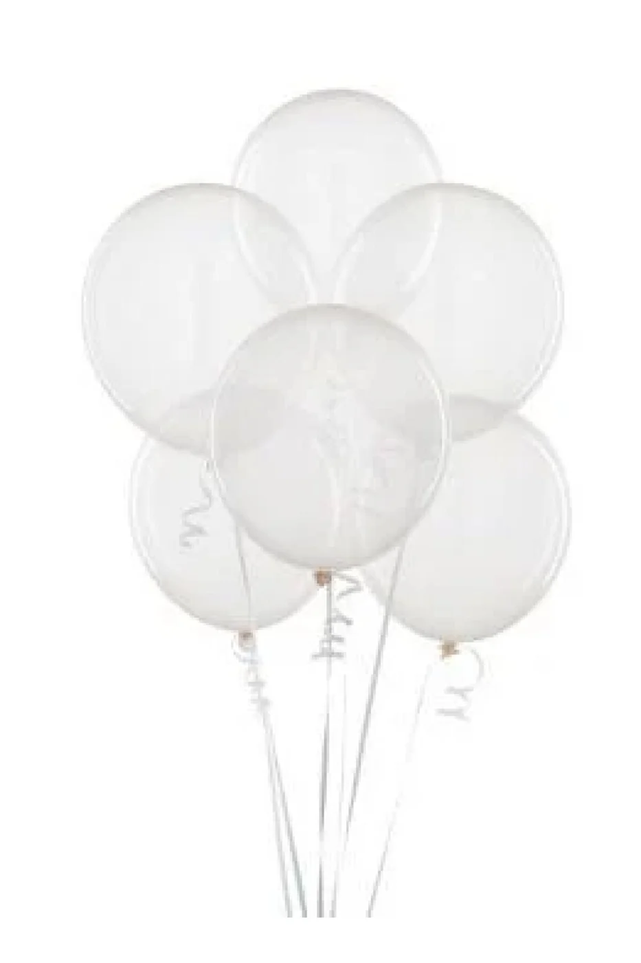 Pastel Şeffaf Balon 10 Adet gorsel 4