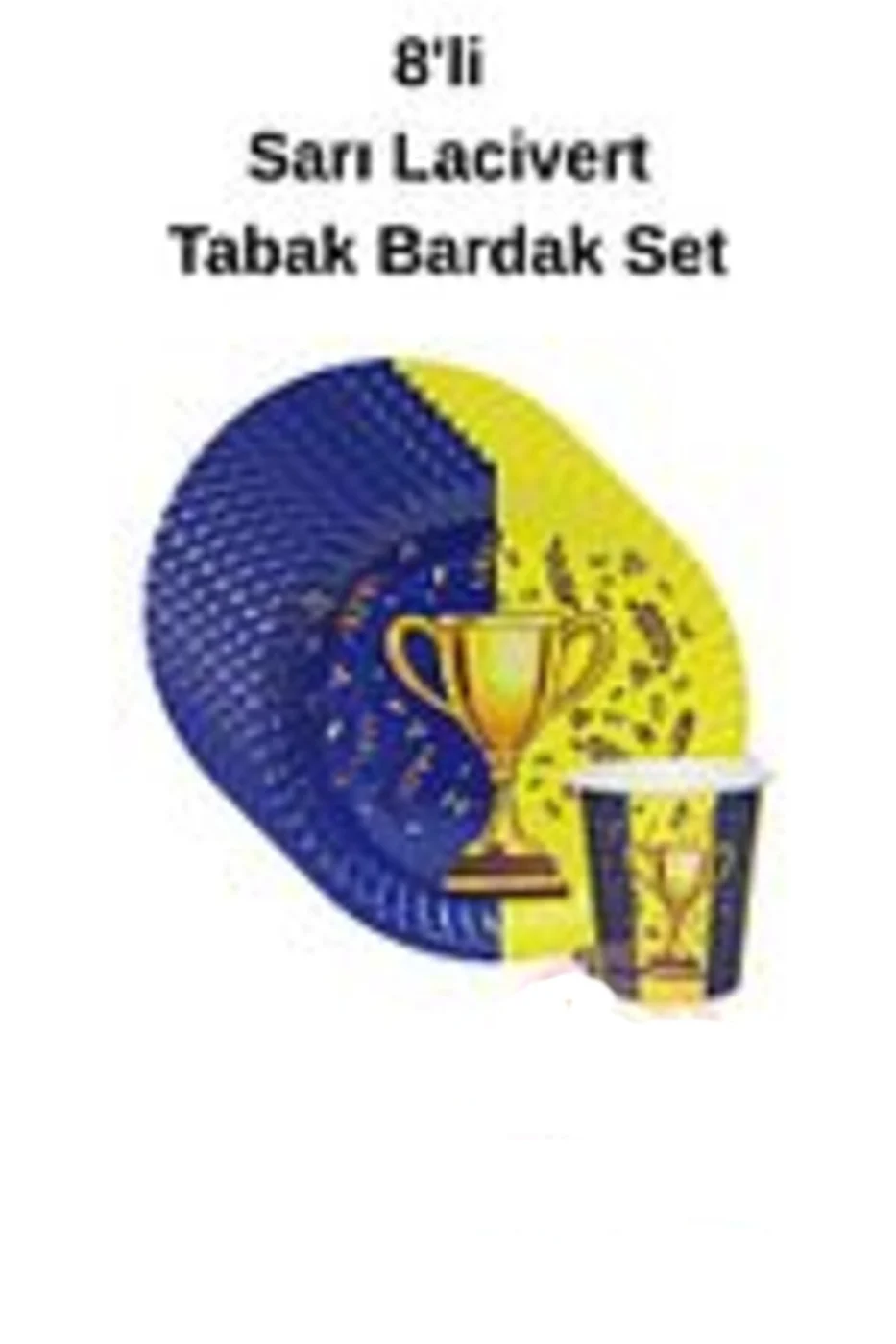 8'li Karakterli Karton Tabak & Bardak Seti – Doğum Günü Parti Seti Kullan At Ürün gorsel 5