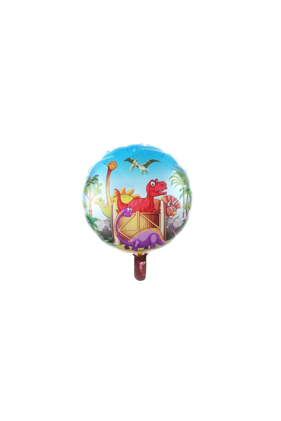 18 İNÇ YUVARLAK DİNAZOR FOLYO BALON