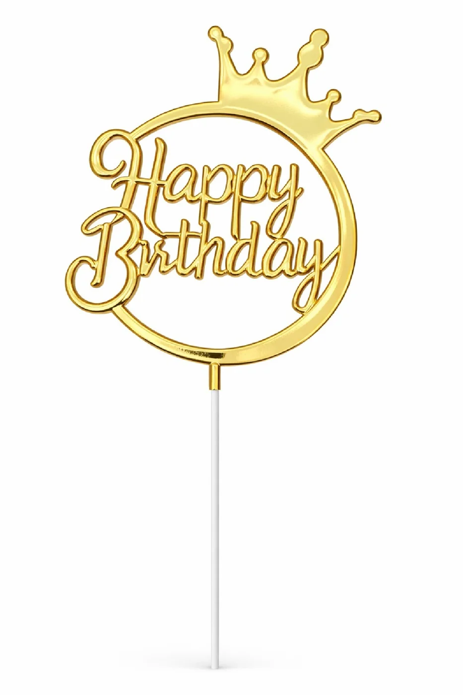 Doğum Günü Pasta Süsü Happy Birthday & İyi Ki Doğdun – Pleksi Cake Topper gorsel 2