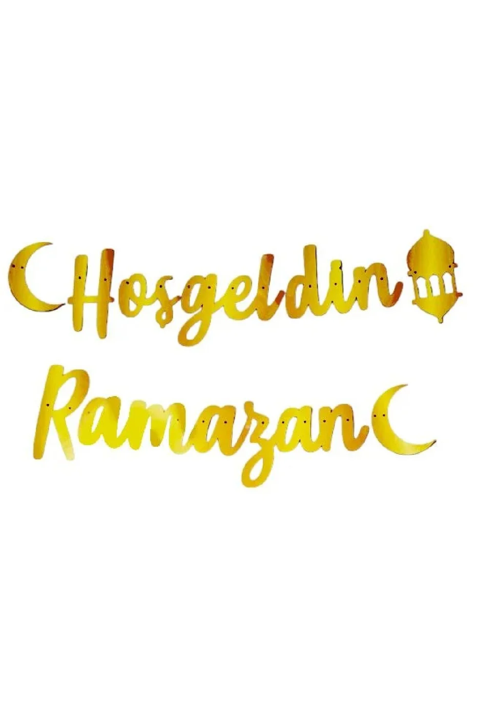 HOŞGELDİN RAMAZAN BASKILI ARKAFONLU RAMAZAN SETİ gorsel 5
