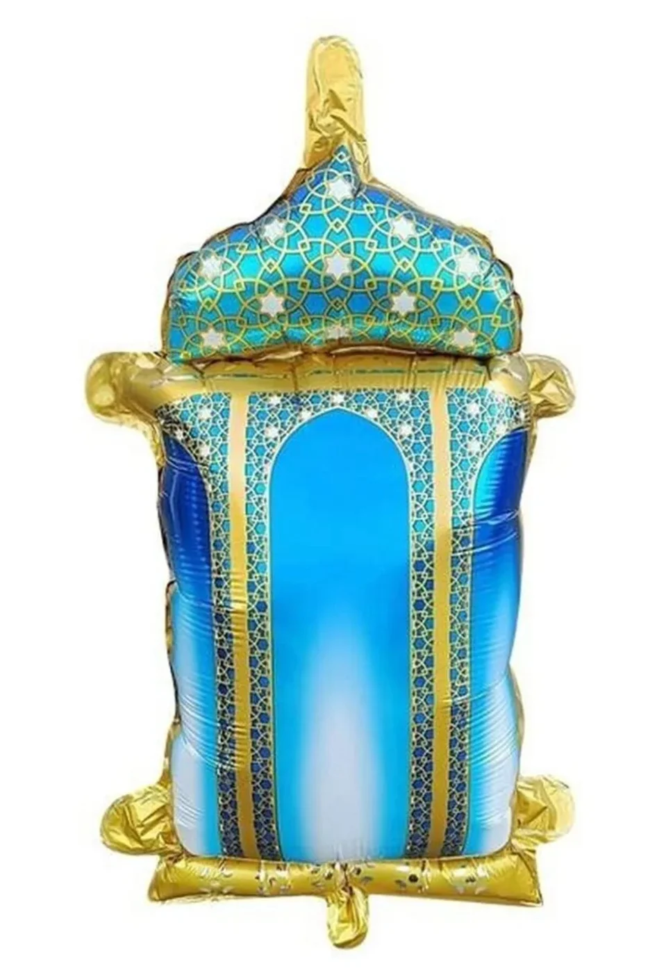 RAMAZAN KANDİL FİGÜRLÜ MOR VE MAVİ FOLYO BALON 18 İNÇ gorsel 4