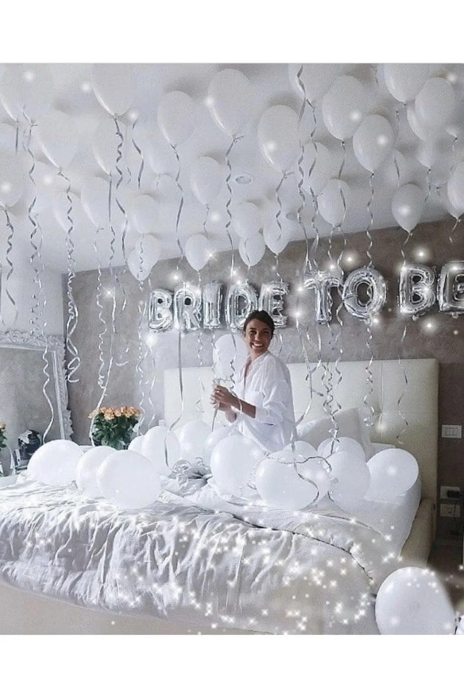 Bride To Be Yazılı Folyo Balon Konsepti Gold Renkli Bekarlığa Veda Partisi Büyük Balon Set gorsel 2