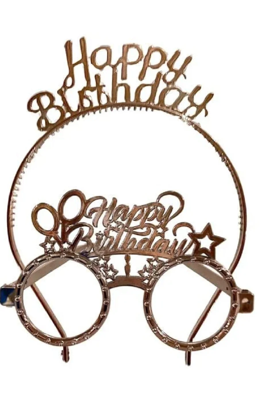 Happy Birthday Tac Gözlük Seti Happy Birthday Parti Aksesuar Taç Gözlük