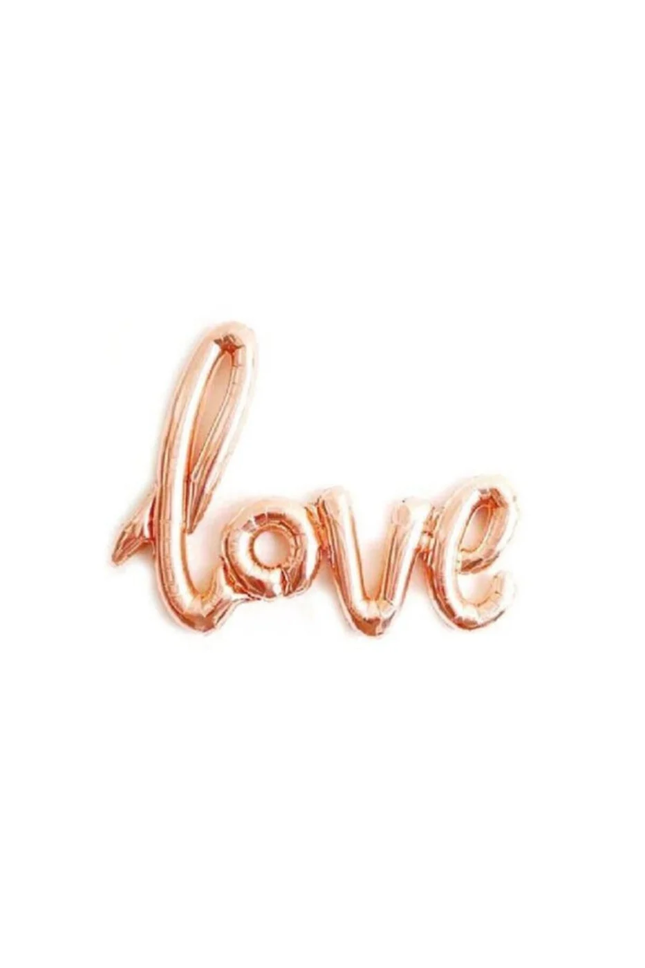 LOVE İMZA BRONZE FOLYO BALON