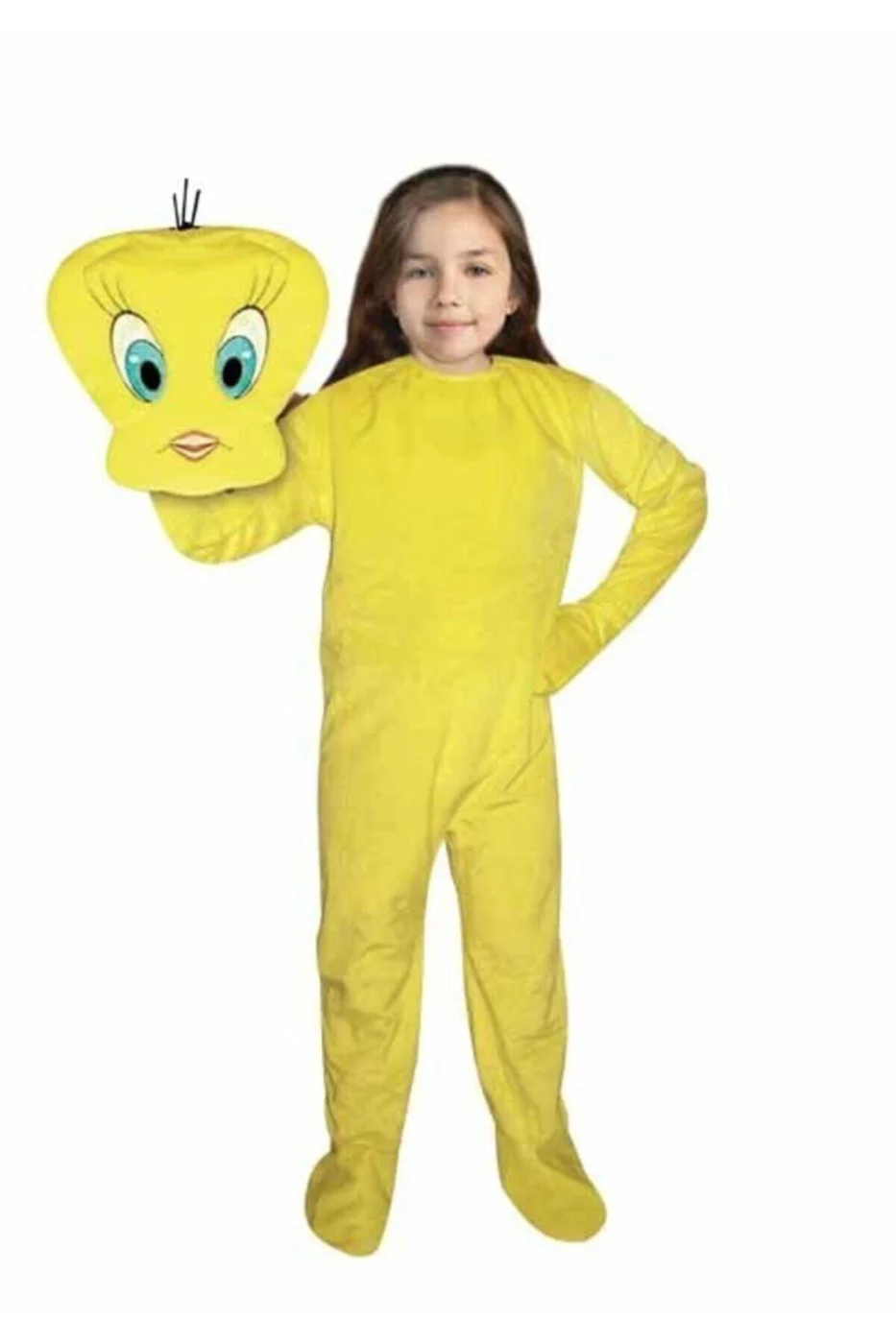 Unisex Çocuk Sarı Tweety Kostümü