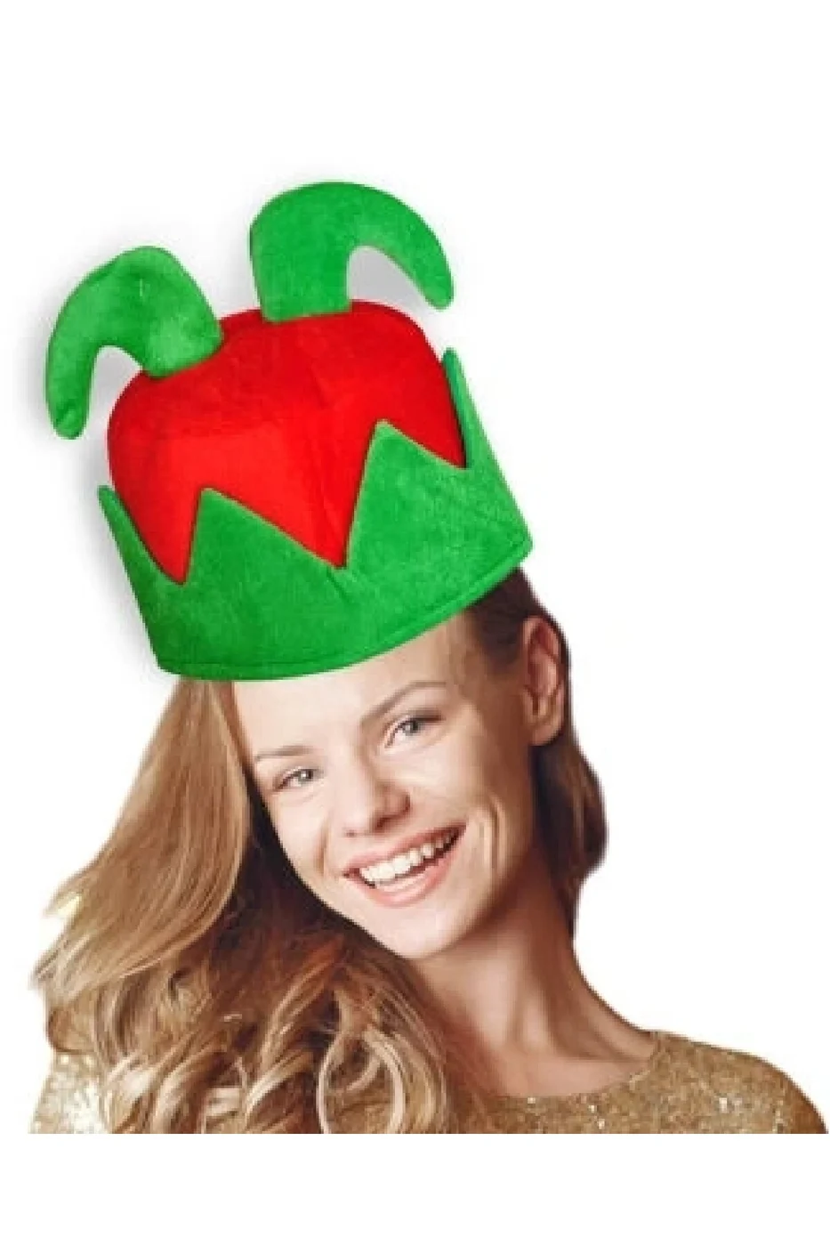 Yılbaşı Temalı Bez Şapka 25 cm