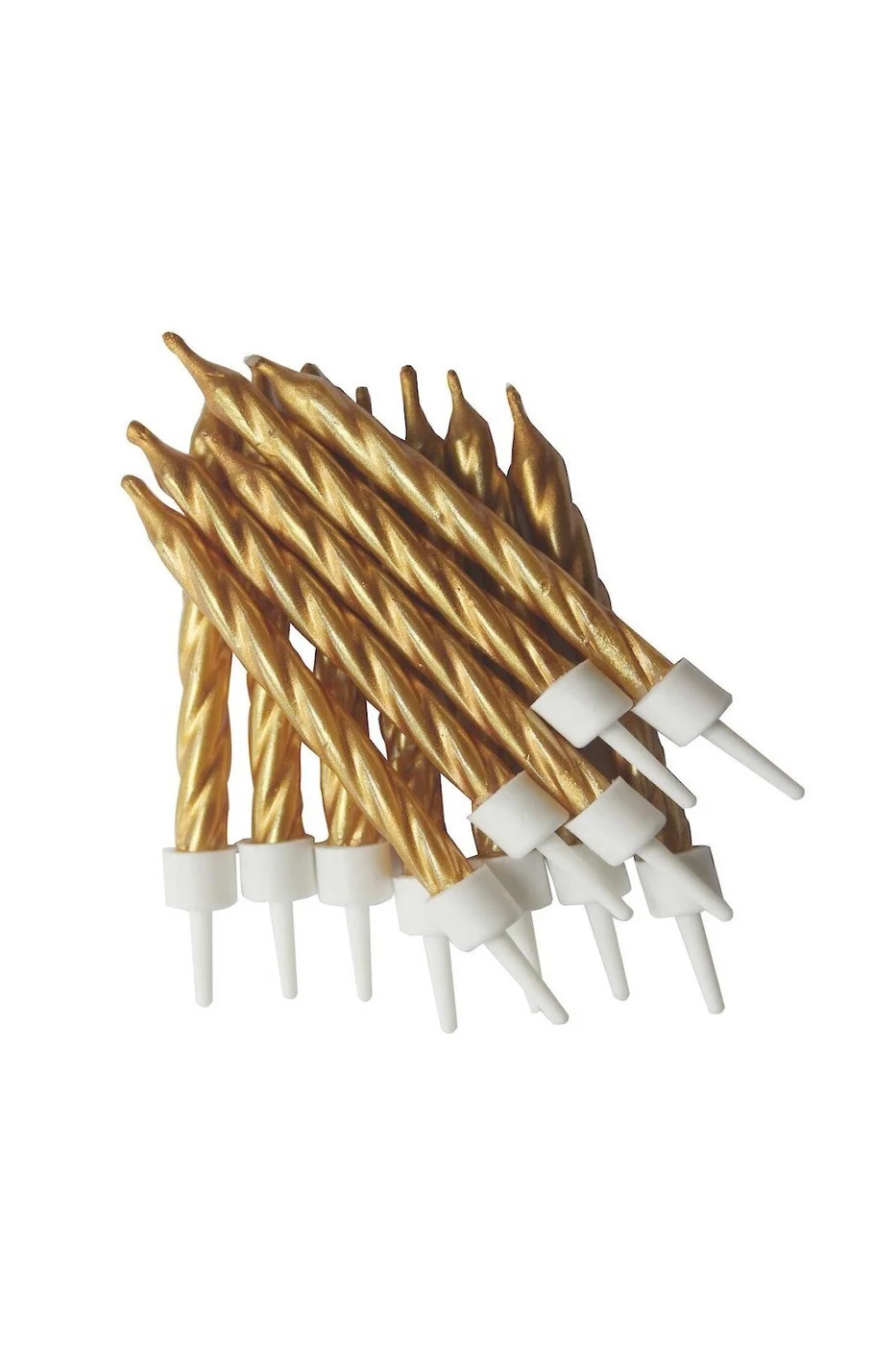 10 LU KÜÇÜK BURGULU GOLD MUM 7.5CM
