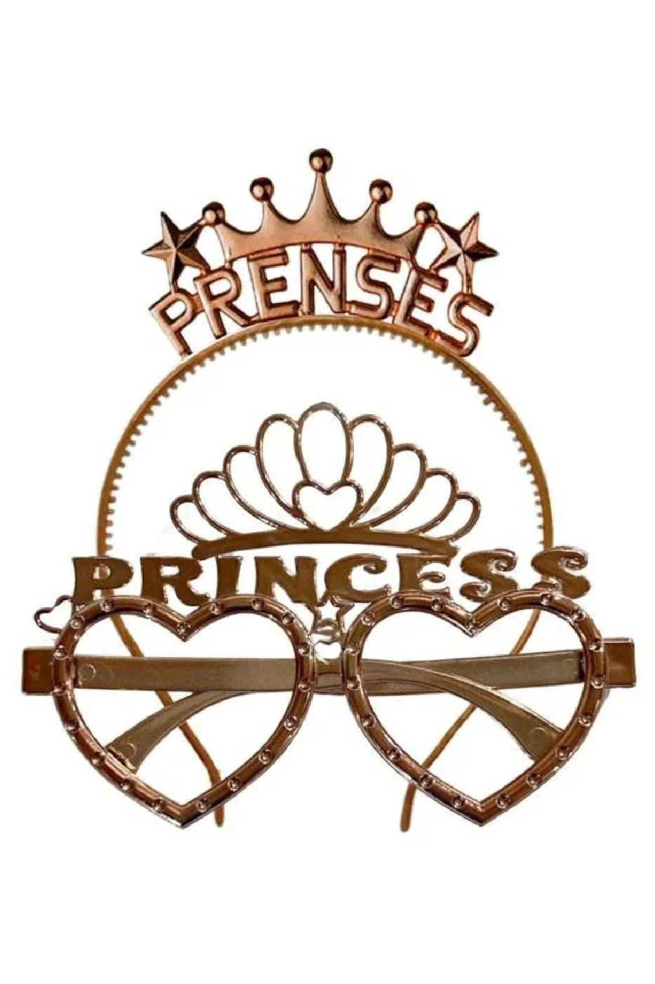 Princess Tac Gözlük Seti Prenses Parti Aksesuar Taç Gözlük gorsel 2