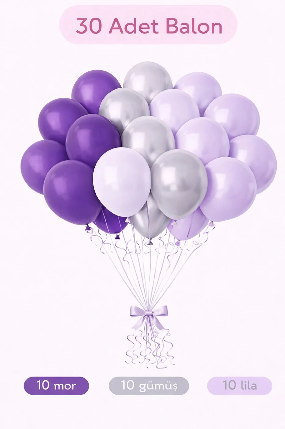 👉 “30 Adet Karışık Renk Balon Seti | Premium Parti, Doğum Günü ve Organizasyon Dekoru Seti Süsü