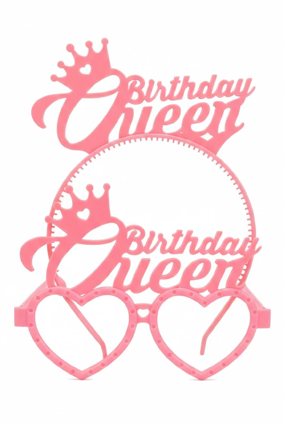 Birthday Queen Gözlük – Doğum Günü Parti Gözlüğü Taçlı Model