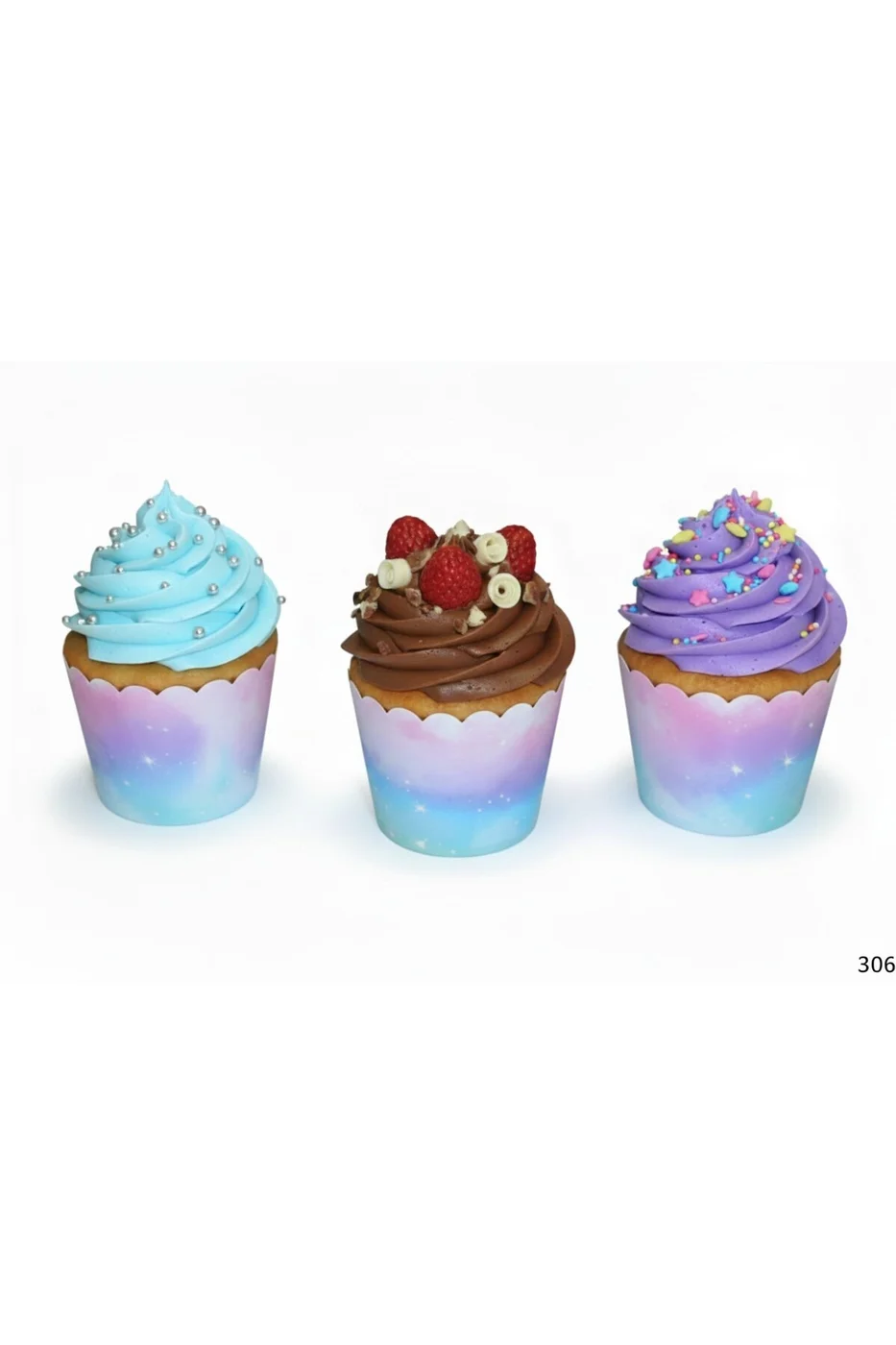Temalı Desenli Cupcake Kapsülü 25’li – Şık Parti Muffin Kağıdı