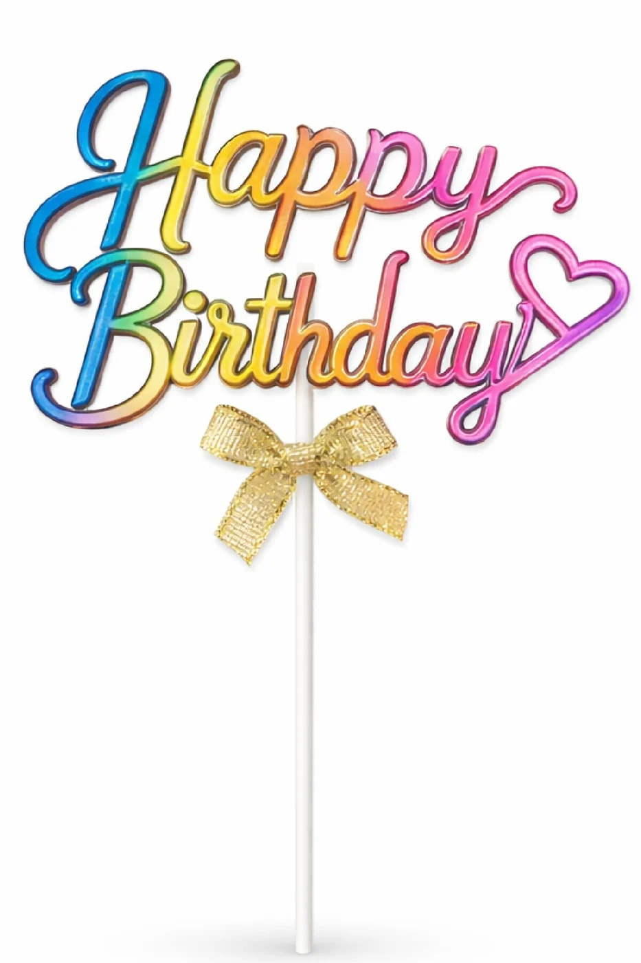 Doğum Günü Pasta Süsü Happy Birthday & İyi Ki Doğdun – Pleksi Cake Topper gorsel 2