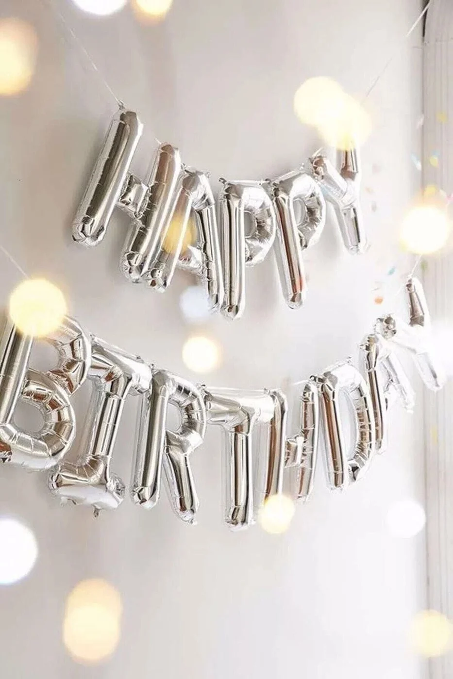 Happy Bırthday Harf Folyo Balon Seti