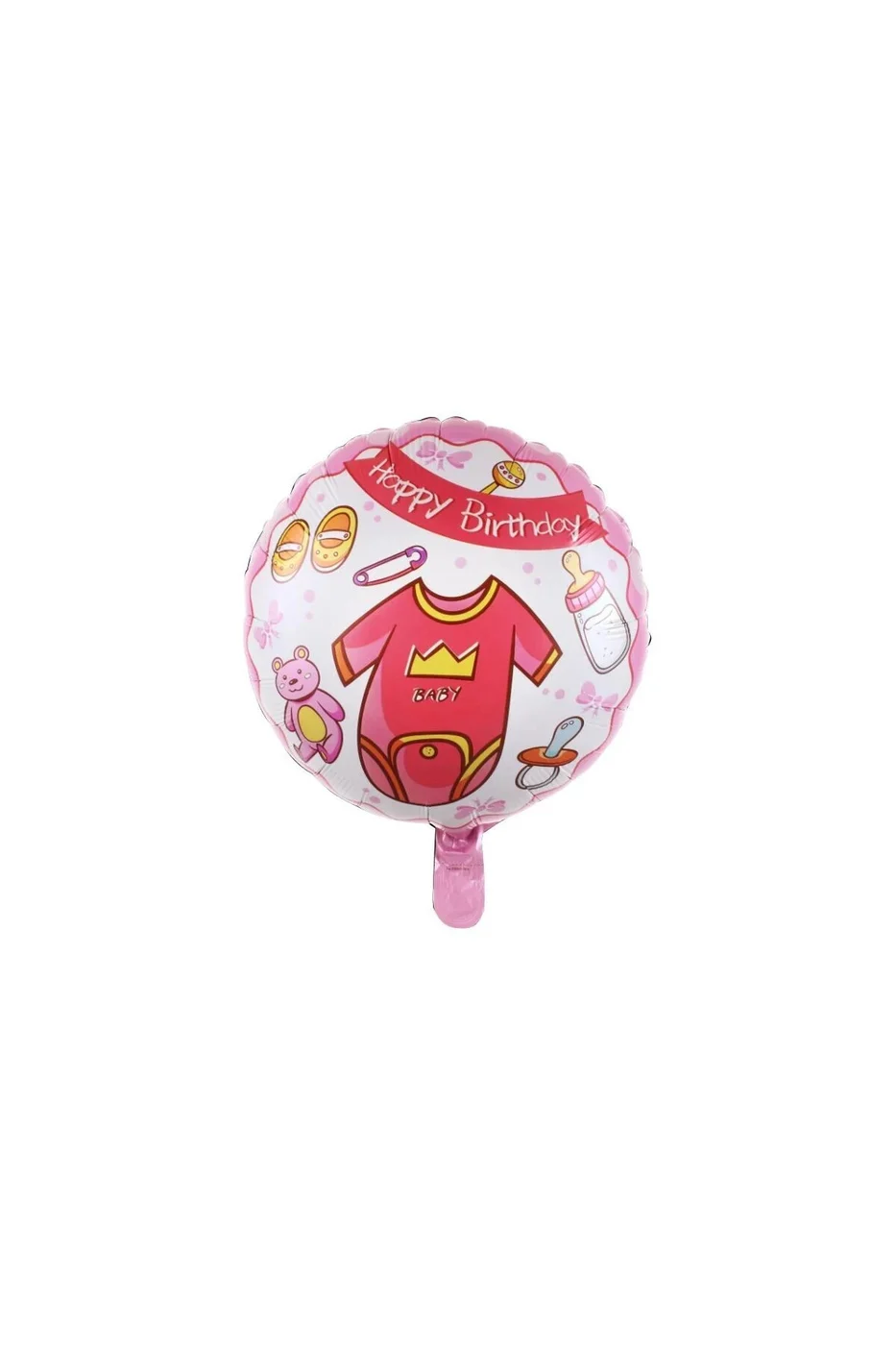 18 İNC YUVARLAK BABY PEMBE RENK FOLYO
