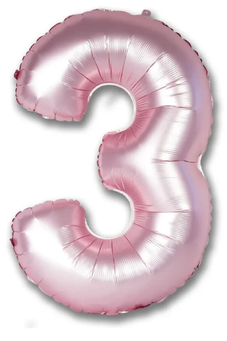 Rakam Balon Pembe Renk Folyo Balon Helyum Balon