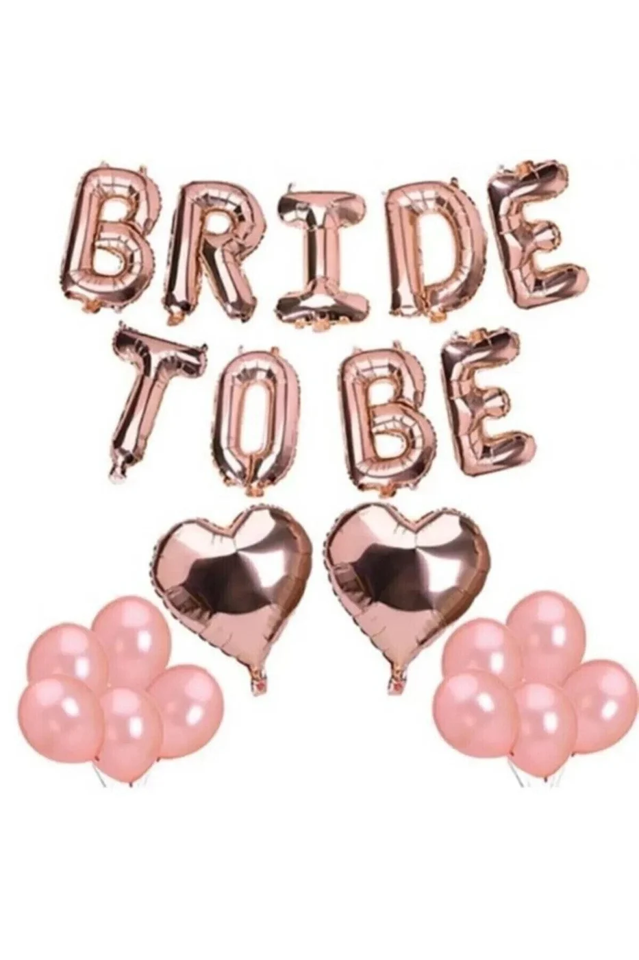 Bride To Be Folyo Latex Balon Seti, Bekarlığa Veda Seti Bride set folyo gorsel 2