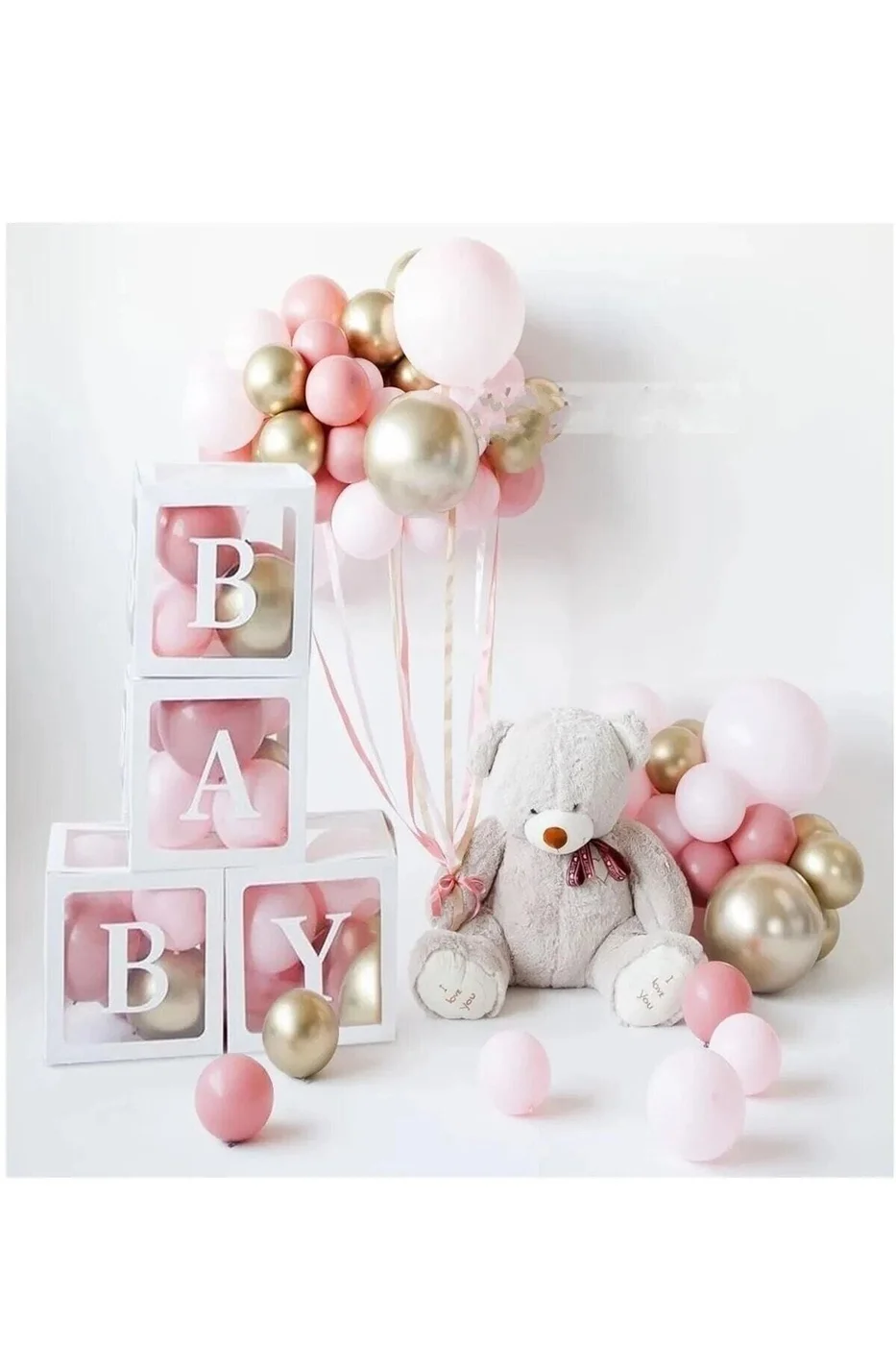 Baby Kutulu Doğum Günü Seti Happy Bırthday