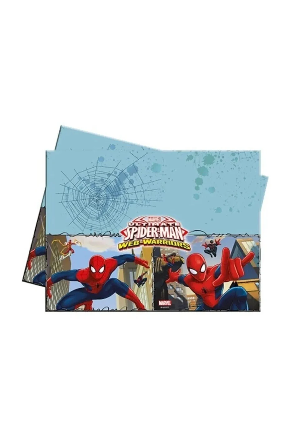 Spiderman (örümcek Adam) Plastik Doğum Günü Parti Masası Örtüsü gorsel 2