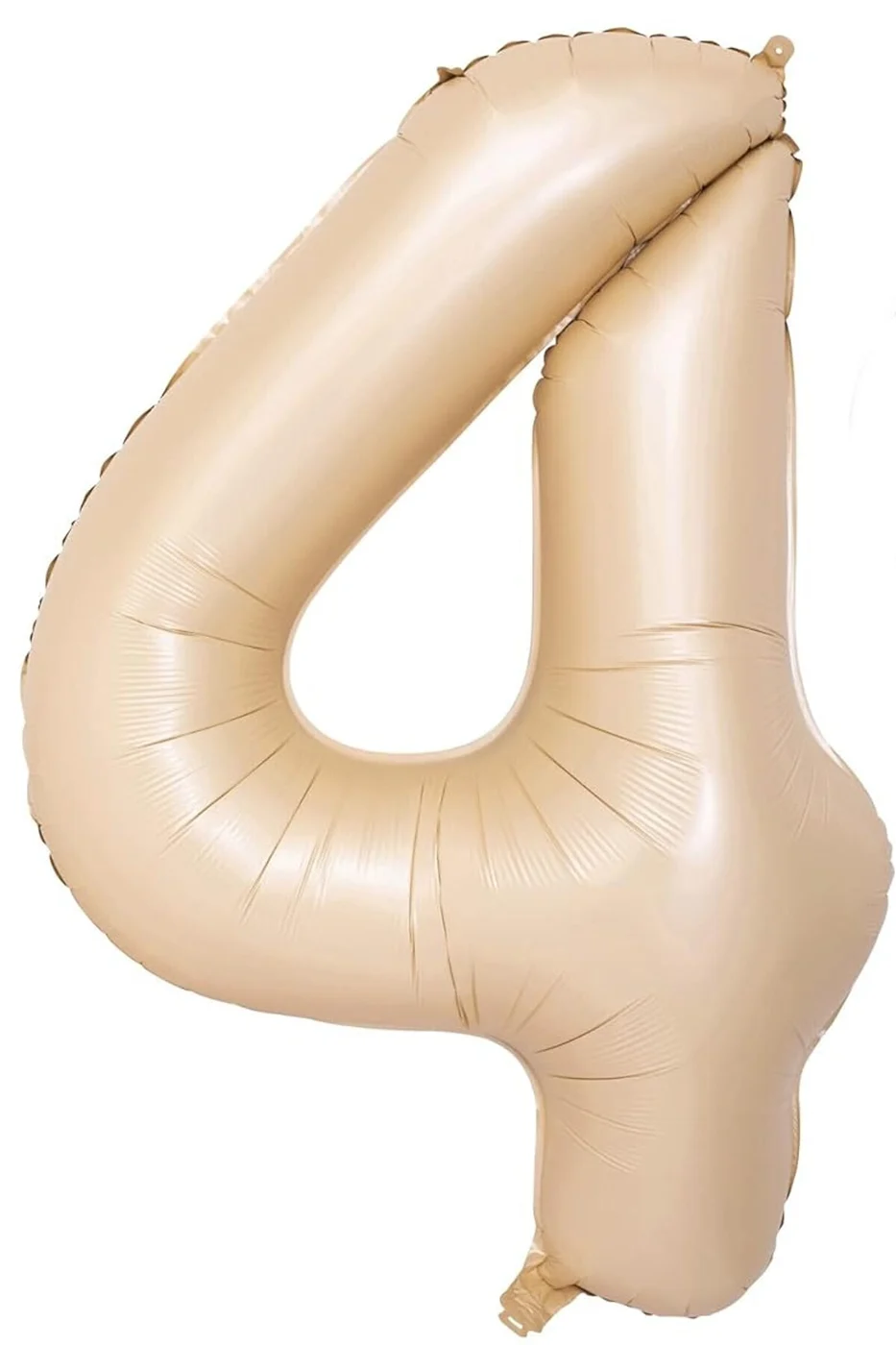 Rakam Yaş 74 Cm Retro Bej Sütlükahve Yaş Folyo Balonu gorsel 3