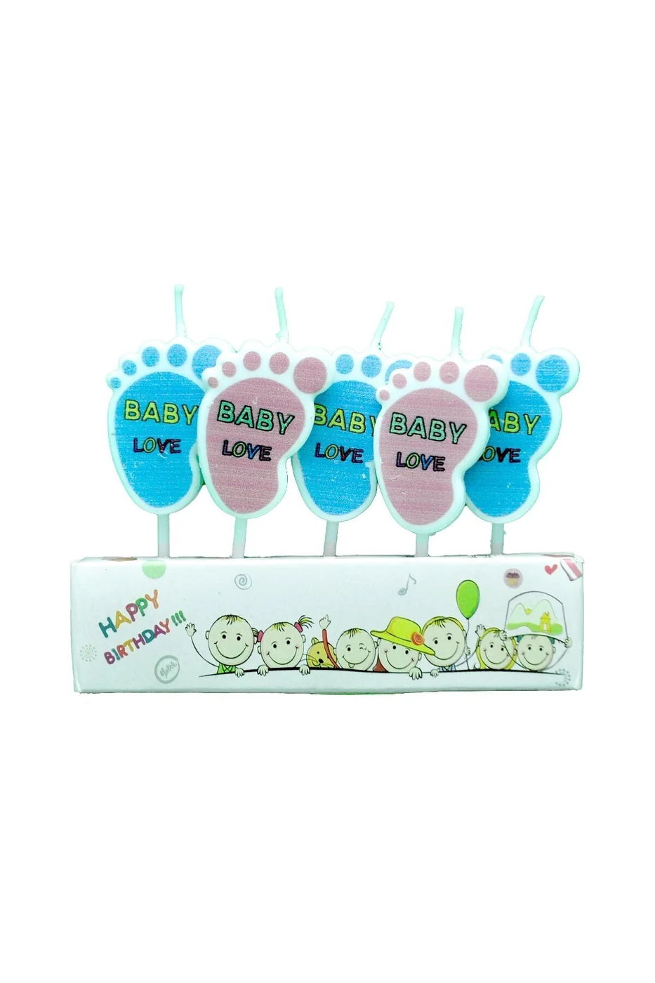 5 Lİ MİNİK AYAKLAR MUM