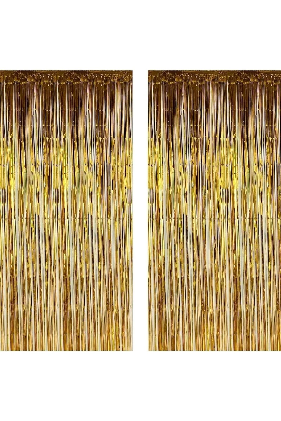 Gold Kapı Duvar Parti Fon Arka Perde Yapışkanlı Doğum Günü Fotoğraf Perdesi