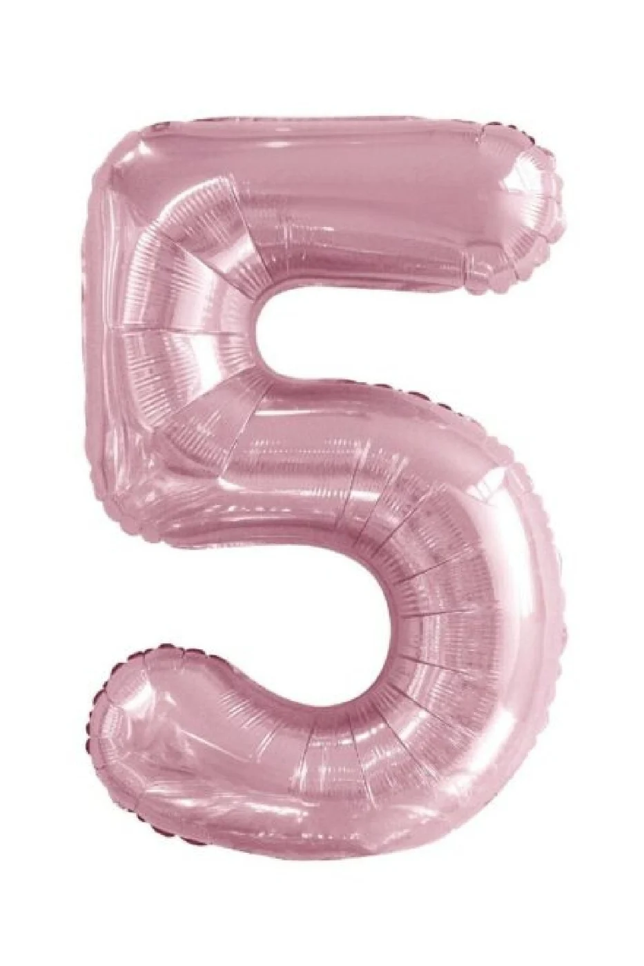 Rakam Balon Pembe Renk Folyo Balon Helyum Balon