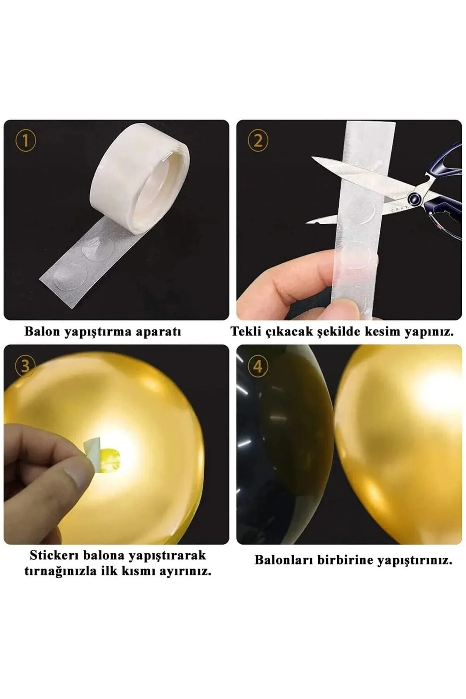 40 Balonlu Gümüş Deniz Kızı Kuyruk Folyo Balonlu Balon Zinciri Doğum Günü Süs Dekorasyon Parti Seti gorsel 6