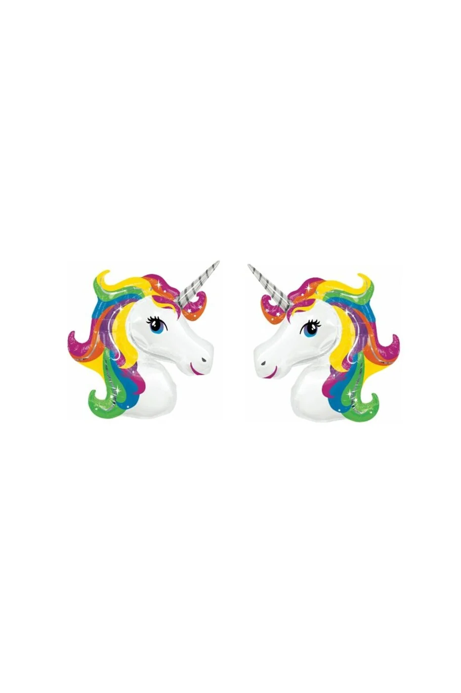 Unicorn renkli 2 li Folyo Balon