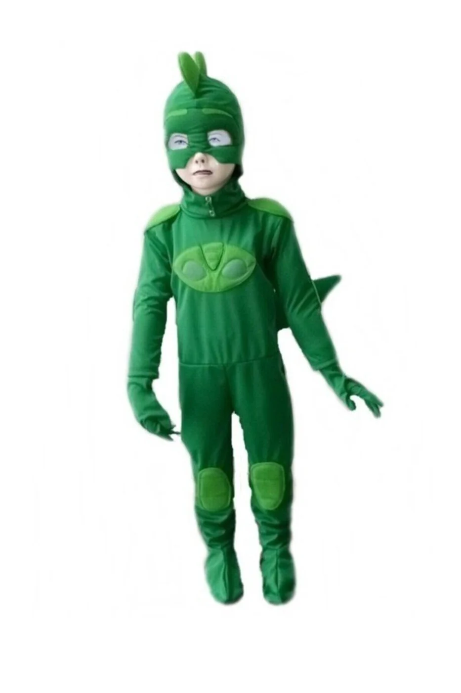 Unisex Çocuk Yeşil Kertenkele Kostümü