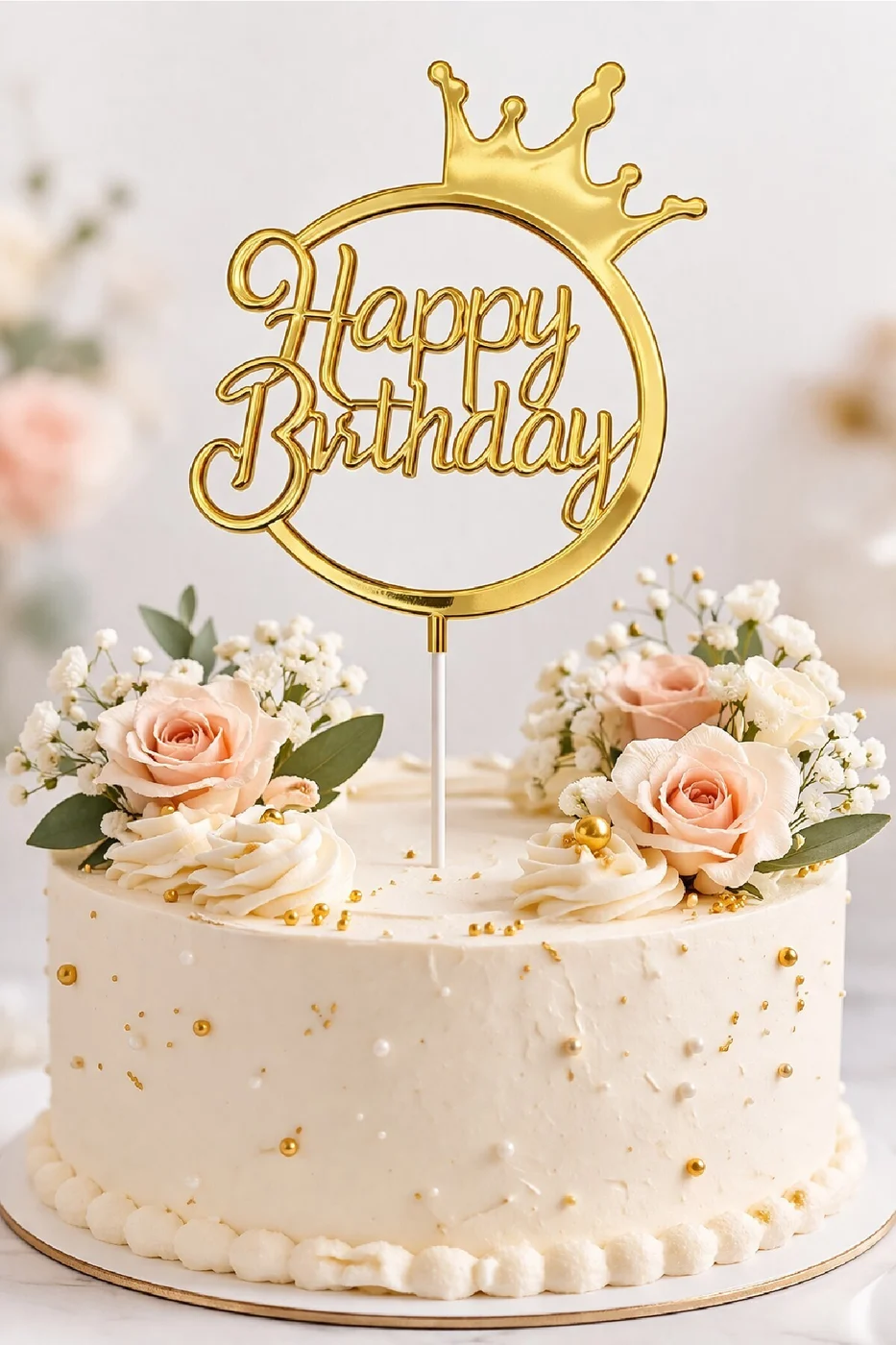 Doğum Günü Pasta Süsü Happy Birthday & İyi Ki Doğdun – Pleksi Cake Topper gorsel 3