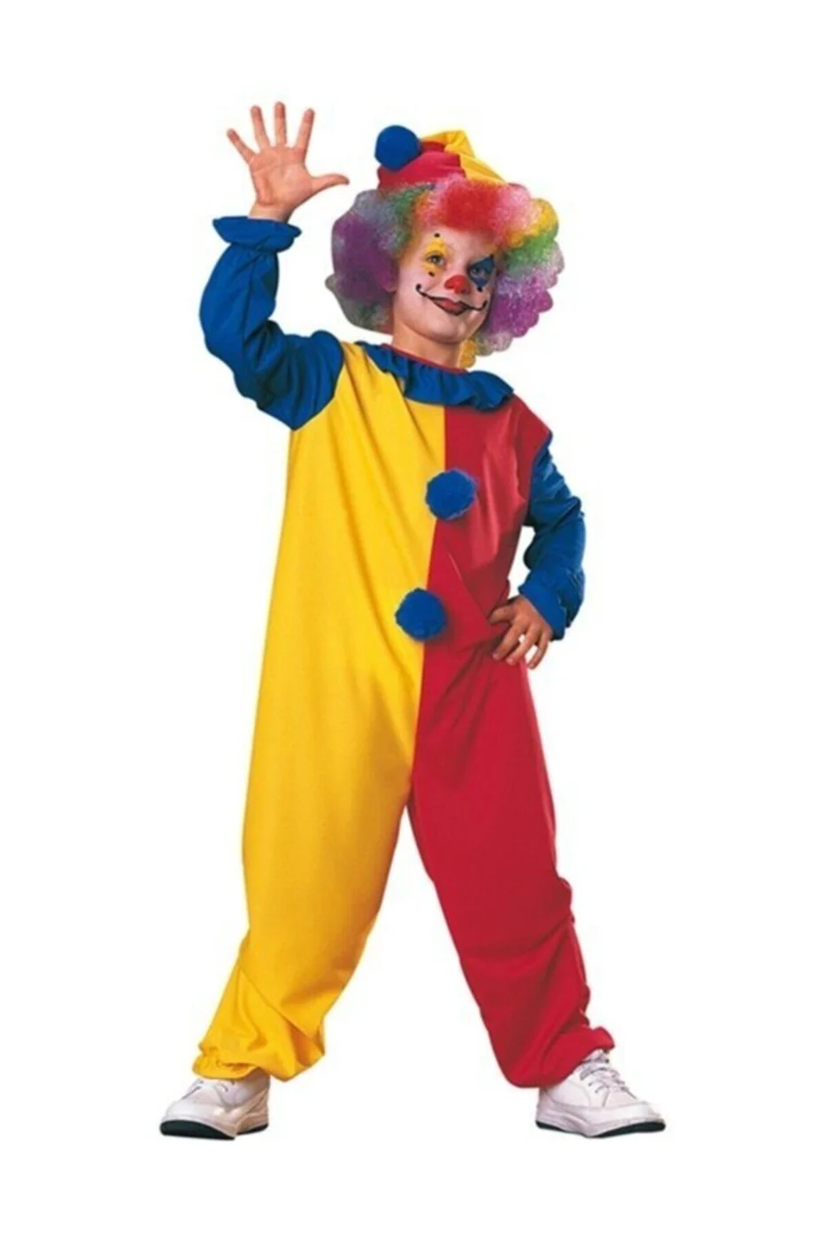 Unisex Çocuk Palyaço Kostümü Model-6