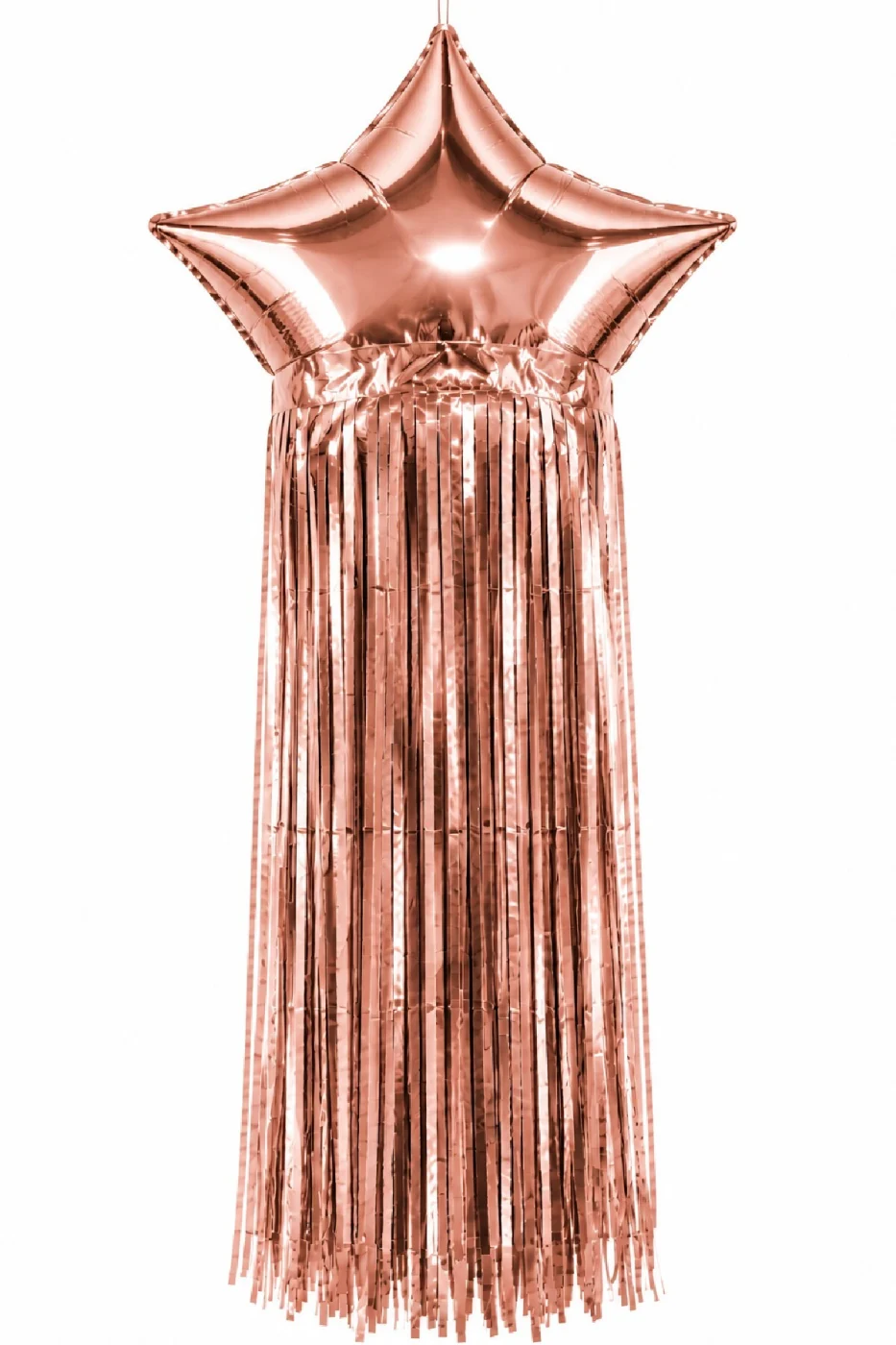 Yıldız Folyo Sarkıt Parti Süsü 110 cm | Gold, Gümüş, Mor, Kırmızı, Yeşil, Rose Gold, Açık Mavi Renk Seçenekli | Doğum Günü ve Parti Dekoru
