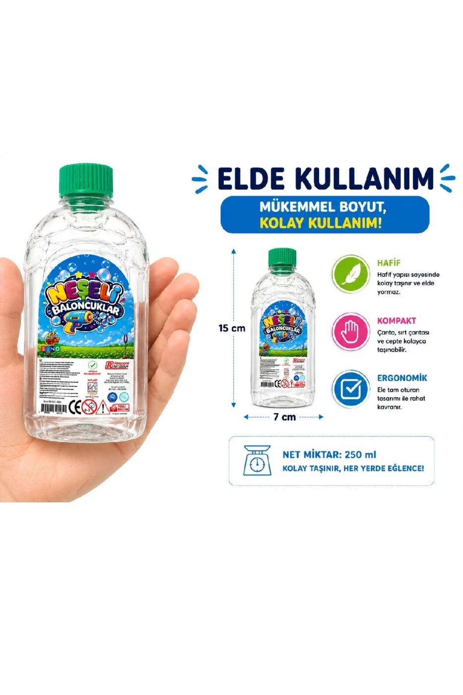 500ml Kaliteli Formül Baloncuk Sıvısı Likiti Köpük Tabancası Baloncuk Suyu gorsel 7
