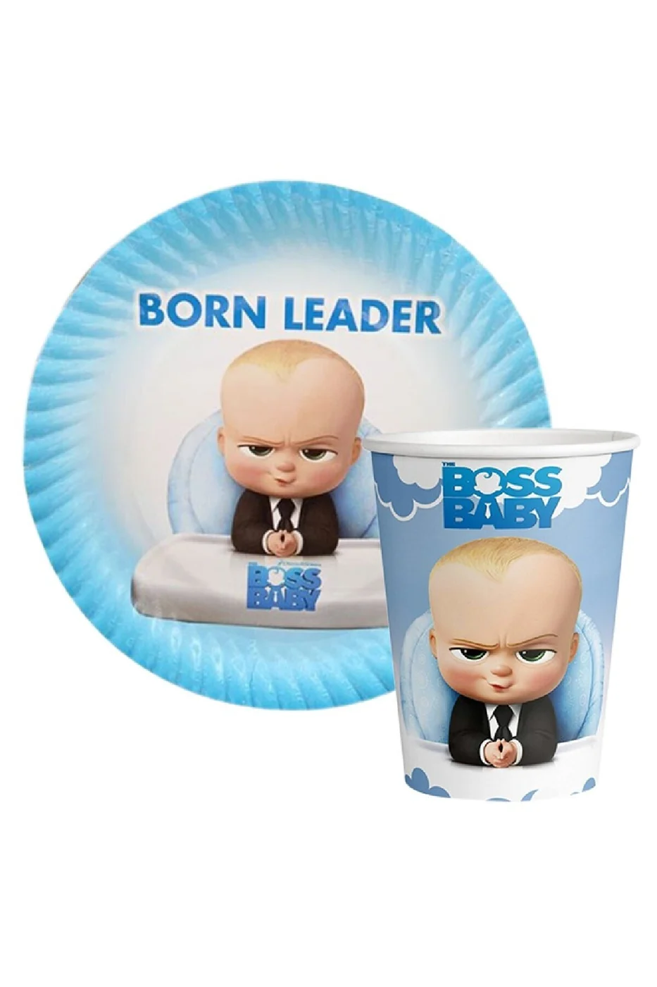 Patron Bebek Tabak Bardak Seti 8 KİŞİLİK
