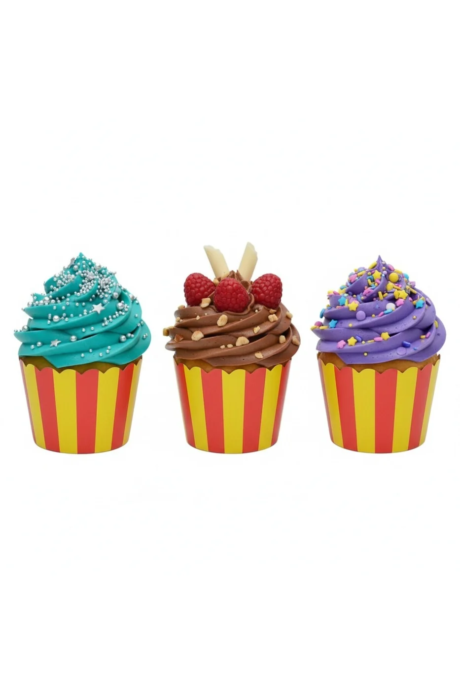 Temalı Desenli Cupcake Kapsülü 25’li – Şık Parti Muffin Kağıdı gorsel 2