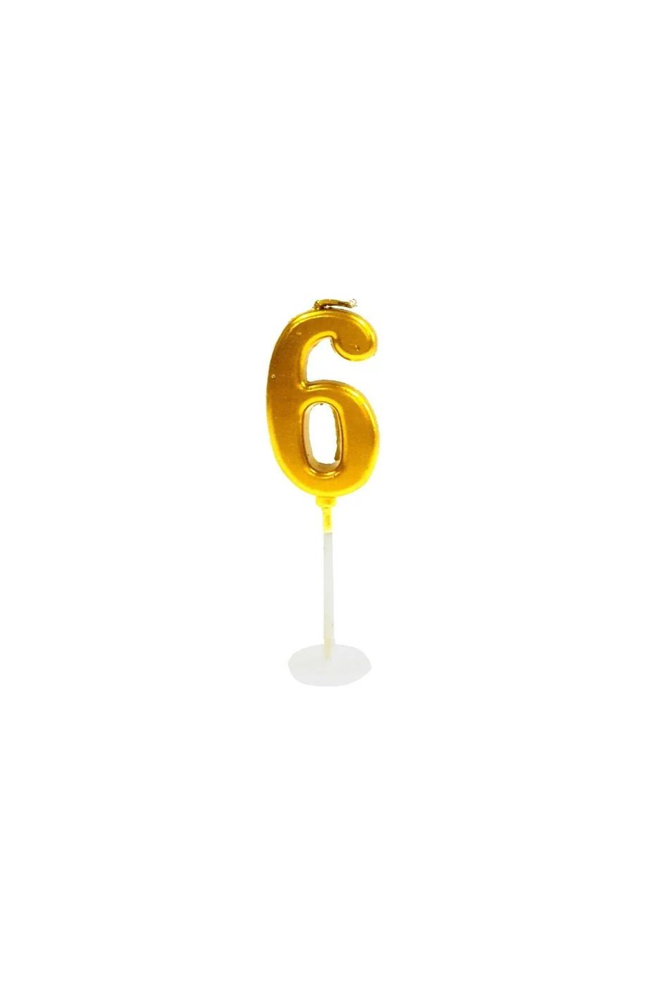 KÜÇÜK BOY 6 RAKAM GOLD MUM 8CM