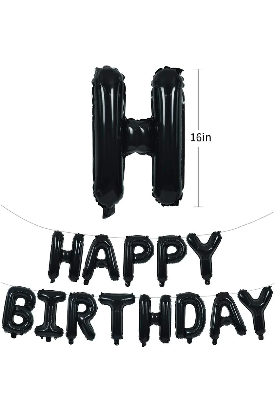 Happy Birthday Folyo Balon Doğum Günü Süslemesi gorsel 6