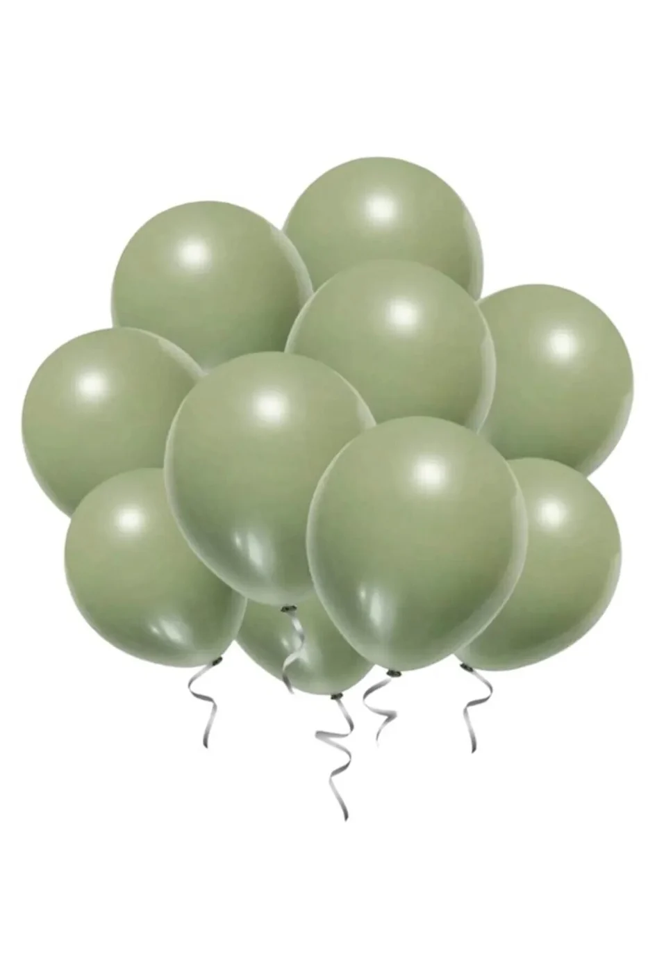 Adaçayı Küf Yeşili Balon 10 Lu Paket gorsel 2