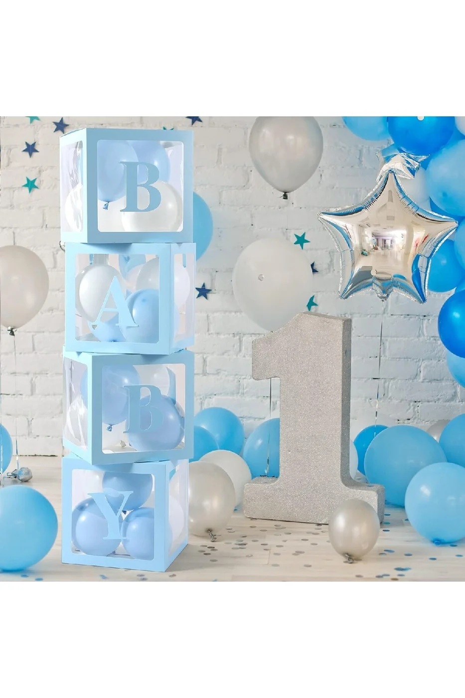 Kutu Şeffaf Kutu Baby Yazılı Harf 25 Cm gorsel 5
