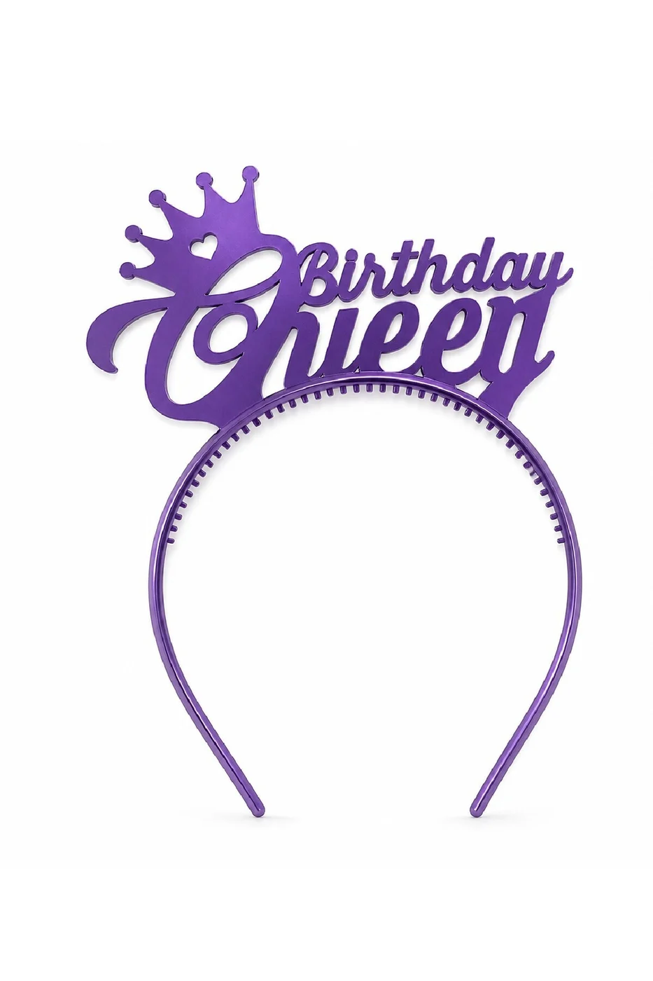 Birthday Queen Taç – Mat Altın, Gümüş, Pembe, Lila Renk Seçenekli Doğum Günü Parti Tacı gorsel 6