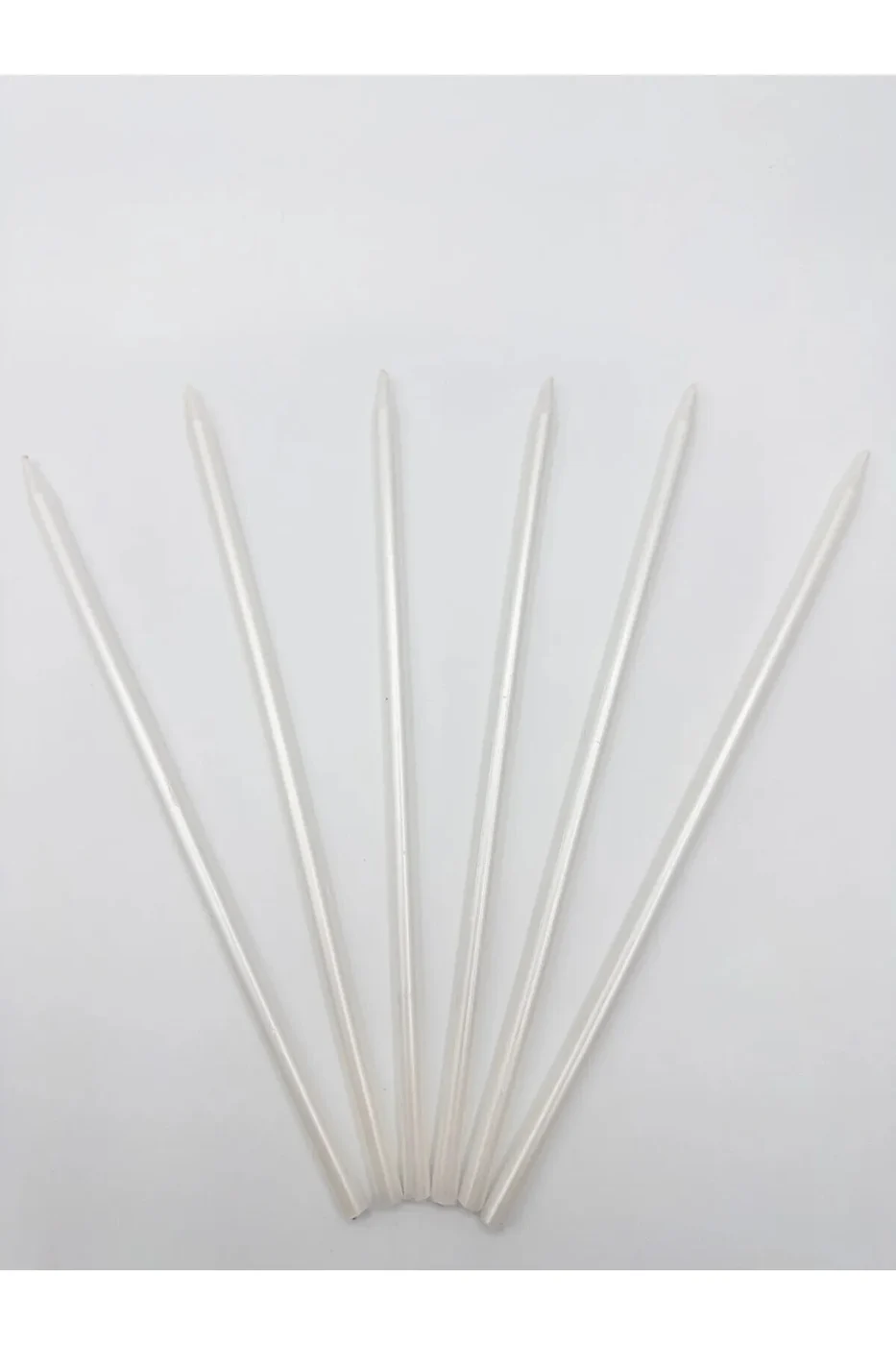 6 Adet 20 Cm Pasta Mumu,Slim Mumuınce Uzun Parti,nişan,düğün Ritüel Mumu