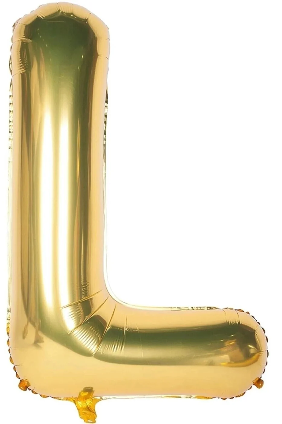 Folyo Balon L Harfi Helyum Balon 36 Cm Gold Renk