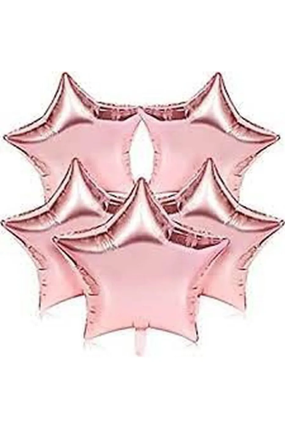 5 ADET YILDIZ FOLYO BALON 18 inç  45 cm